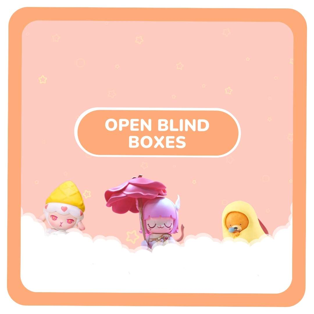Open Blind Boxes kawaii shop online anime shop cute stuff otaku Sacramento California Roseville Santa Clara San Francisco Portland Seattle Los Angeles