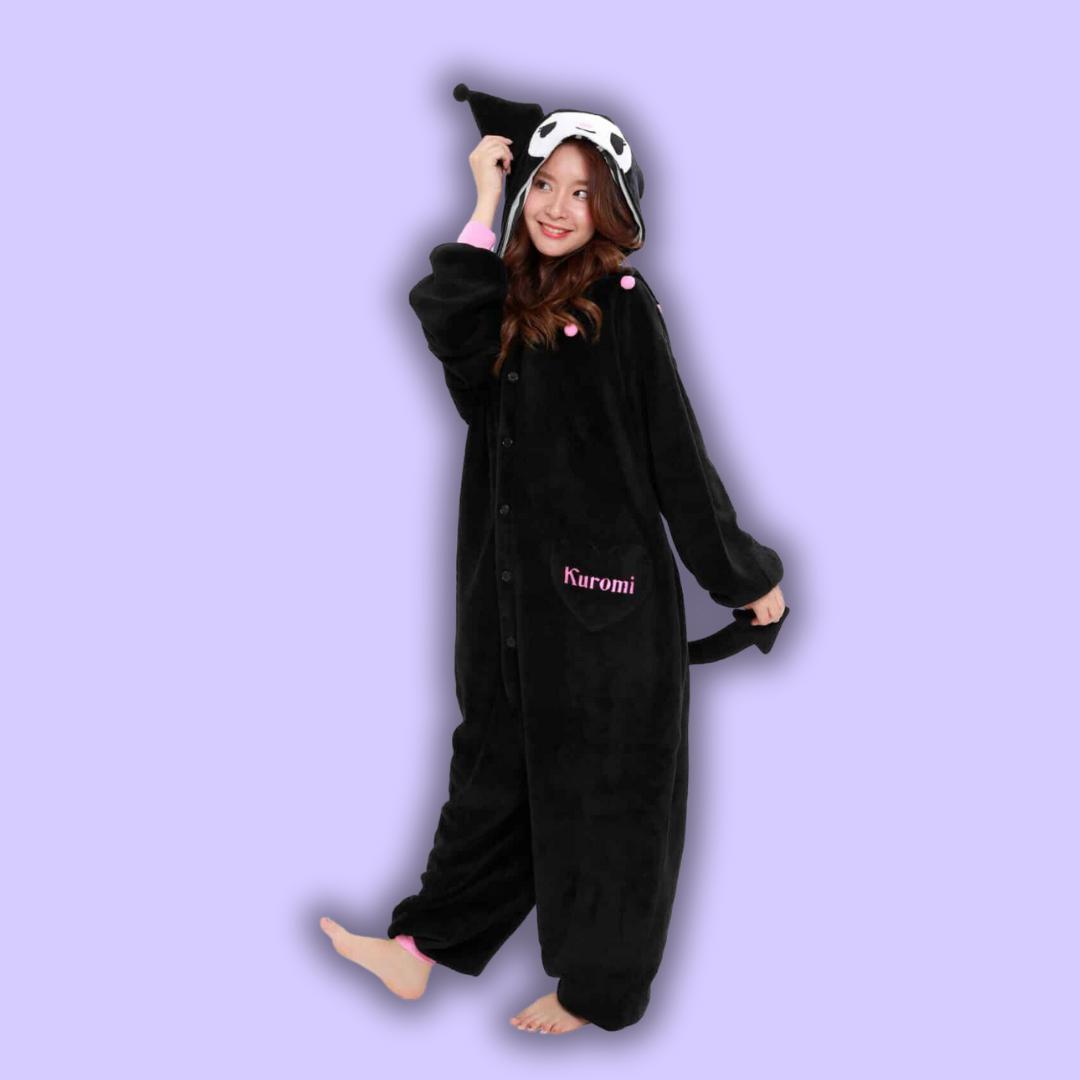 Sanrio Kuromi Kigurumi - kawaii shop anime shop Sacramento Roseville Davis California Kawaii Monsta San Francisco Bay Area Los Angeles
