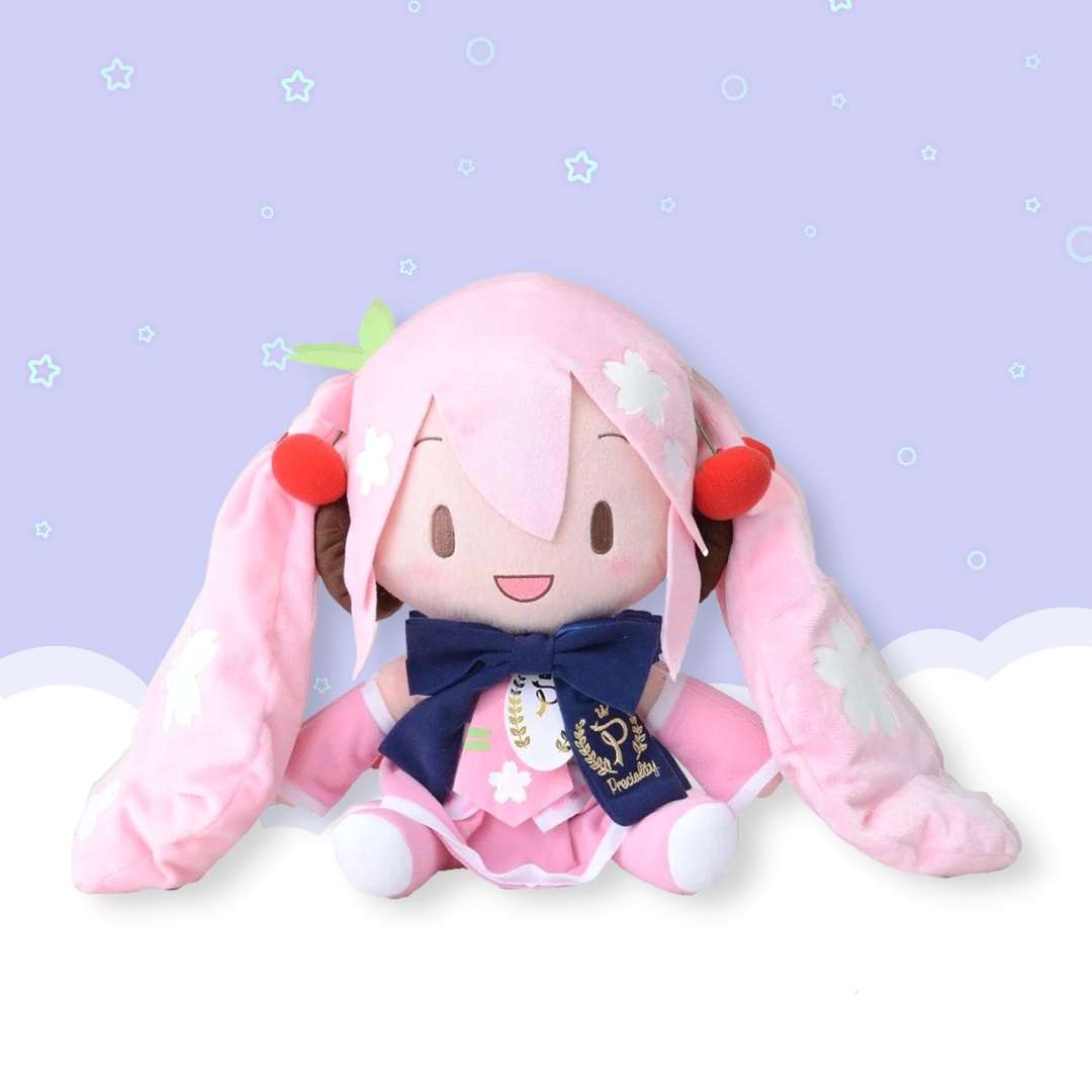 Sakura Hatsune Miku Preciality Special Plush kawaii shop shop cute stuff anime - Kawaii Monsta