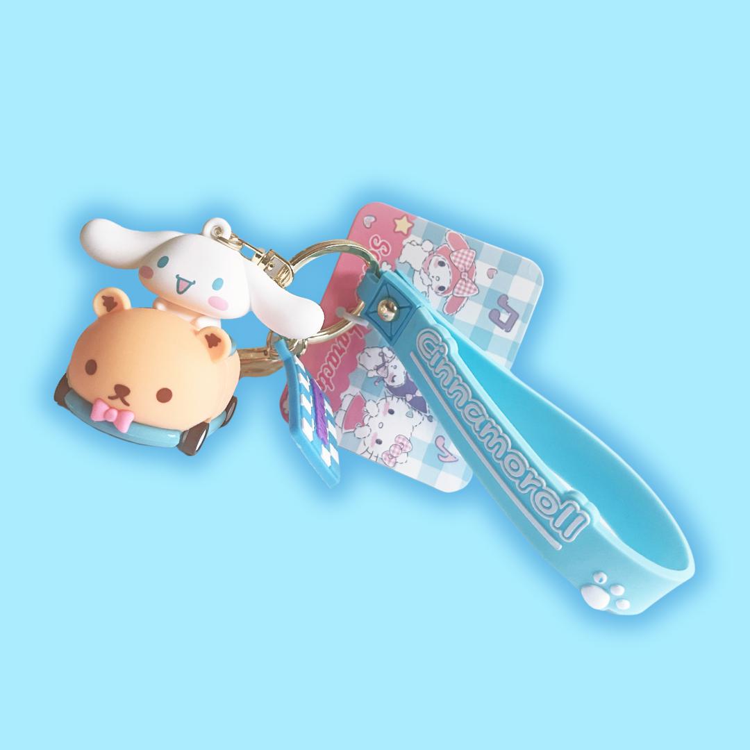Cinnamoroll Bumper Cars Keychain kawaii shop