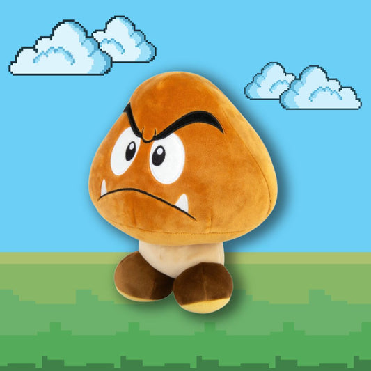 Super Mario Brothers Mocchi Mocchi Goomba Plush video game merch