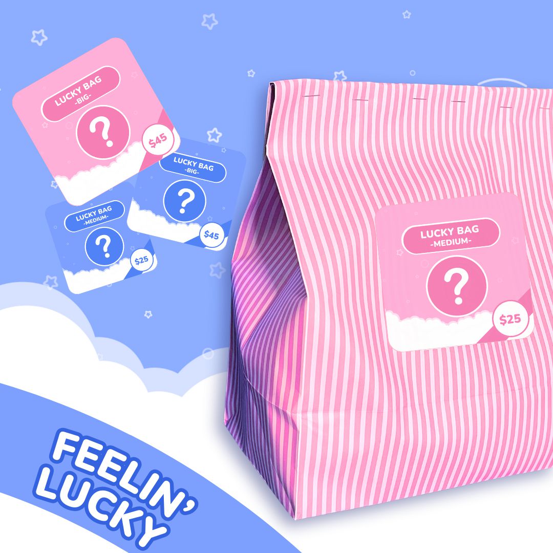 Kawaii Monsta Lucky Bag - Star Wars, Demon Slayer, and Animal Crossing,Hello Kitty, My Little Pony, and Sailor Moon! anime shop kawaii stuff