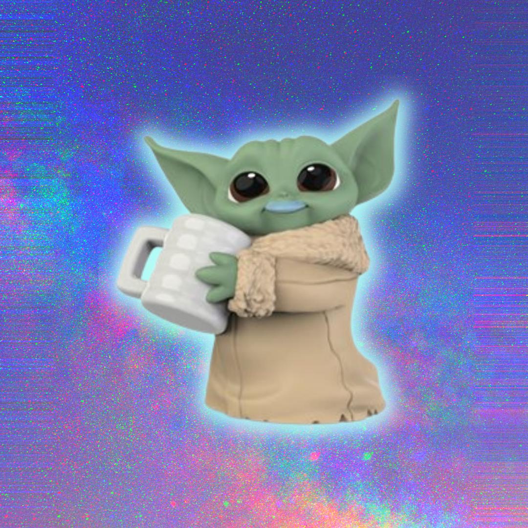 The Mandalorian Baby Bounties Blue Milk Mustache