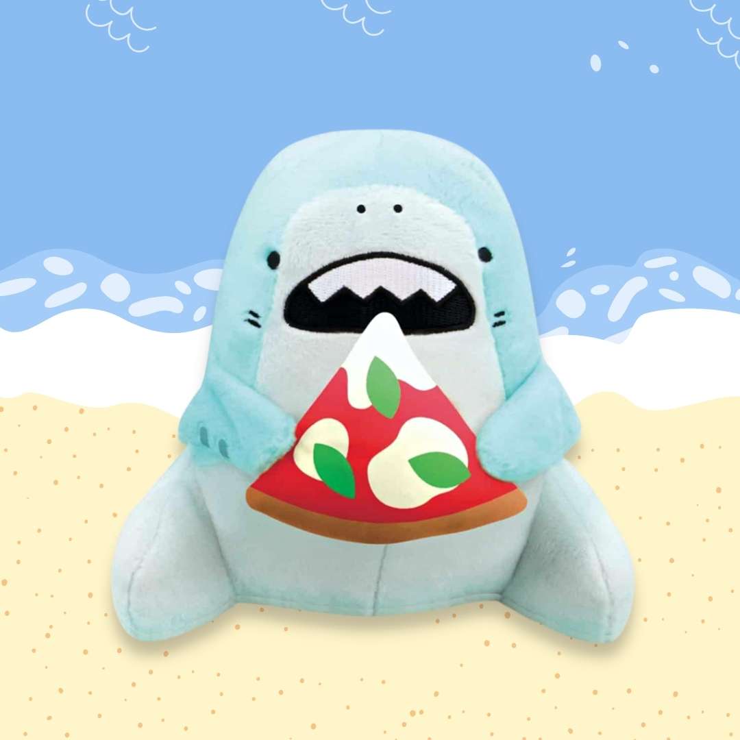 Kawaii Tiger & Pizza Nom Nom Plush Samezu kawaii shop online anime shop cute stuff otaku Sacramento California Roseville Santa Clara San Francisco Portland Seattle Los Angeles