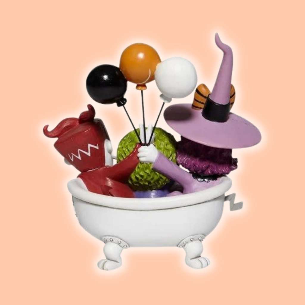 Nightmare Before Christmas Lock Shock and Barrel Statue halloween stuff cute kawaii shop