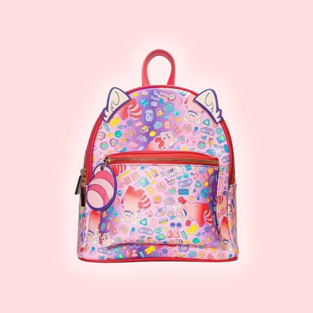 Cute mini Red backpack for Women