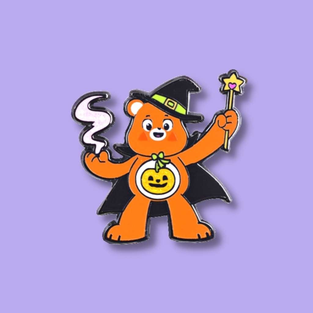 Trick-or-Sweet Bear Wizard Enamel Pin kawaii shop anime cute stuff California Sacramento San Francisco San Jose Santa Clara Palo Alto Portland Seattle