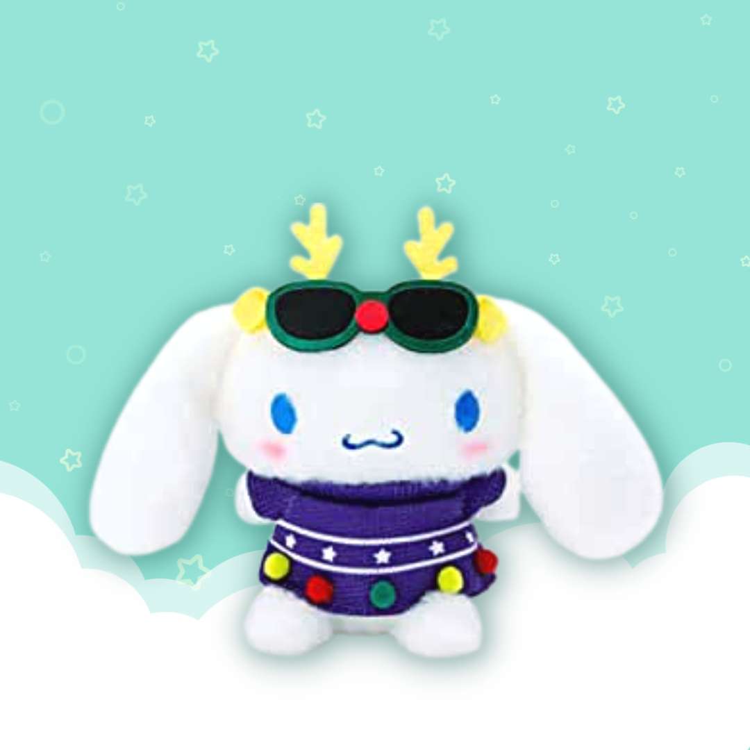 Cinnamoroll Holiday Plush Kawaii shop cute stuff San Francisco Santa Clara Sacramento Los Vegas Los Angeles Otaku