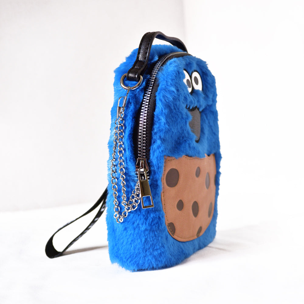 Sesame Street Cookie Monster Mini Wristlet Bag