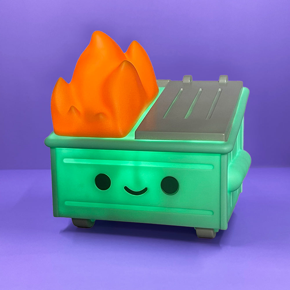 Dumpster Fire Light-Up Vinyl Figure