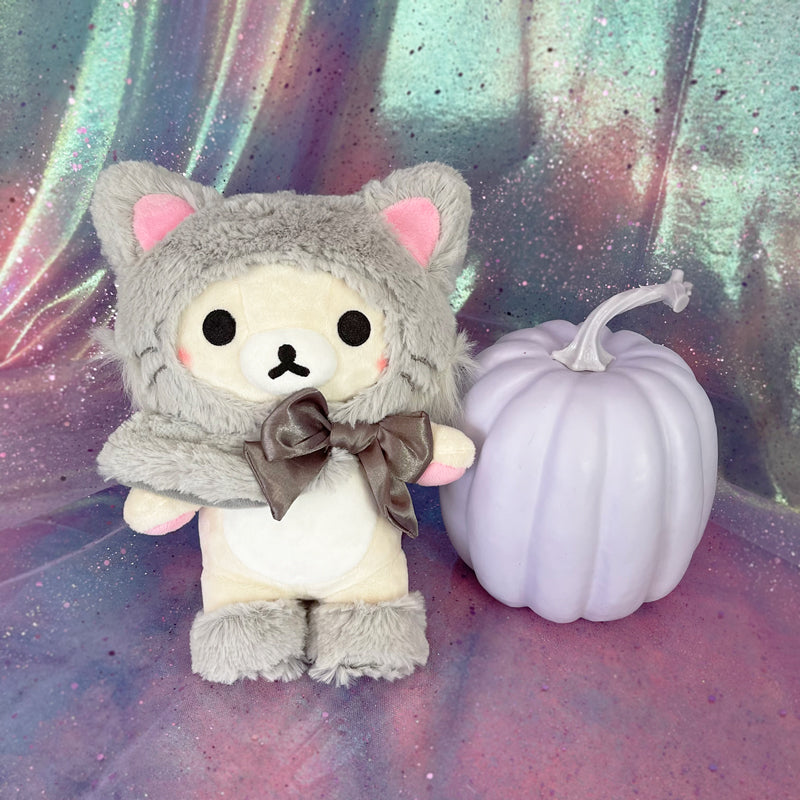 Korilakkuma Gray Cat Plush plushie kawaii shop anime cute stuff Sacramento California Roseville San Francisco Santa Clara Los Angeles San Diego Portland Seattle