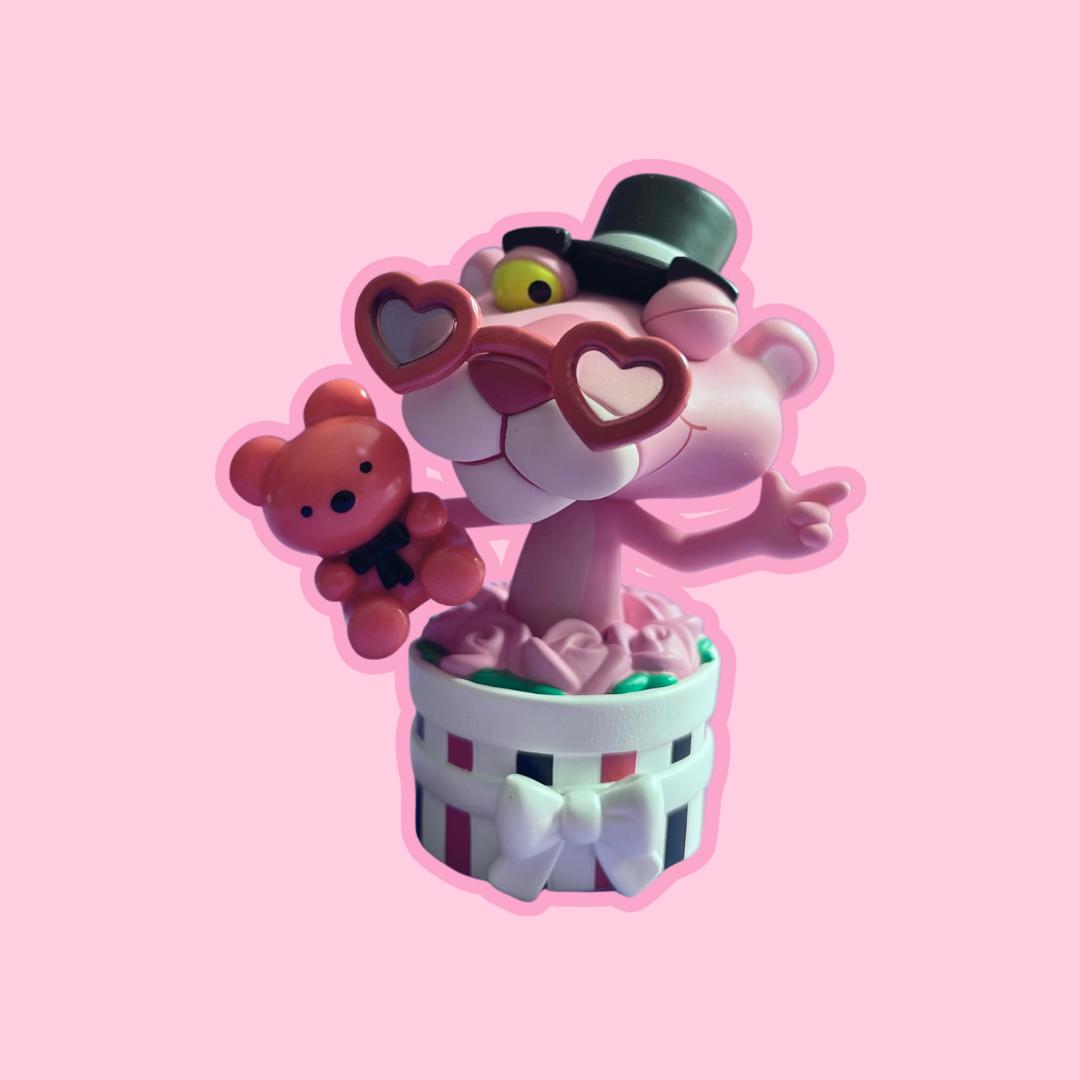 Pink Panther Expressing Love Series - Opened Blind Box designer toy pop mart kawaii store cute stuff anime shop sacramento san Francisco los angeles