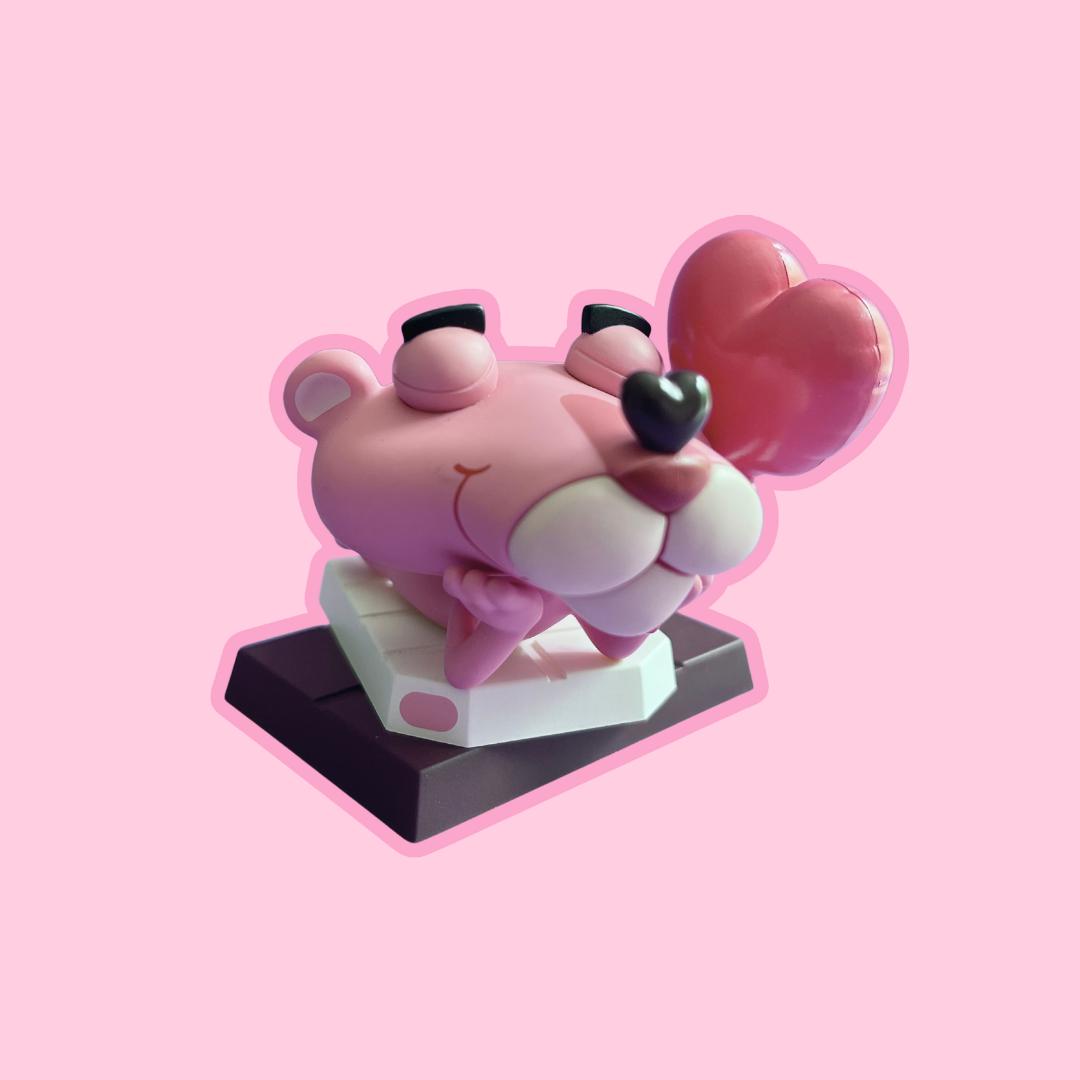 Pink Panther Expressing Love Series - Opened Blind Box designer toy pop mart kawaii store cute stuff anime shop sacramento san Francisco los angeles
