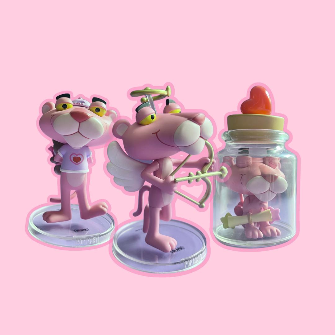 Panther Pink Pop Toy Pink Panther Expressing Love Series Opened Blind Box – Kawaii Monsta