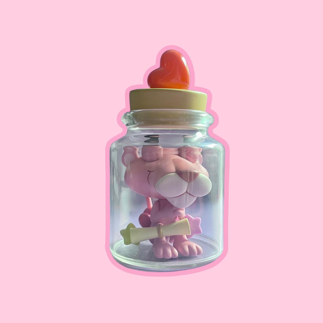 Pink Panther Expressing Love Series - Opened Blind Box designer toy pop mart kawaii store cute stuff anime shop sacramento san Francisco los angeles