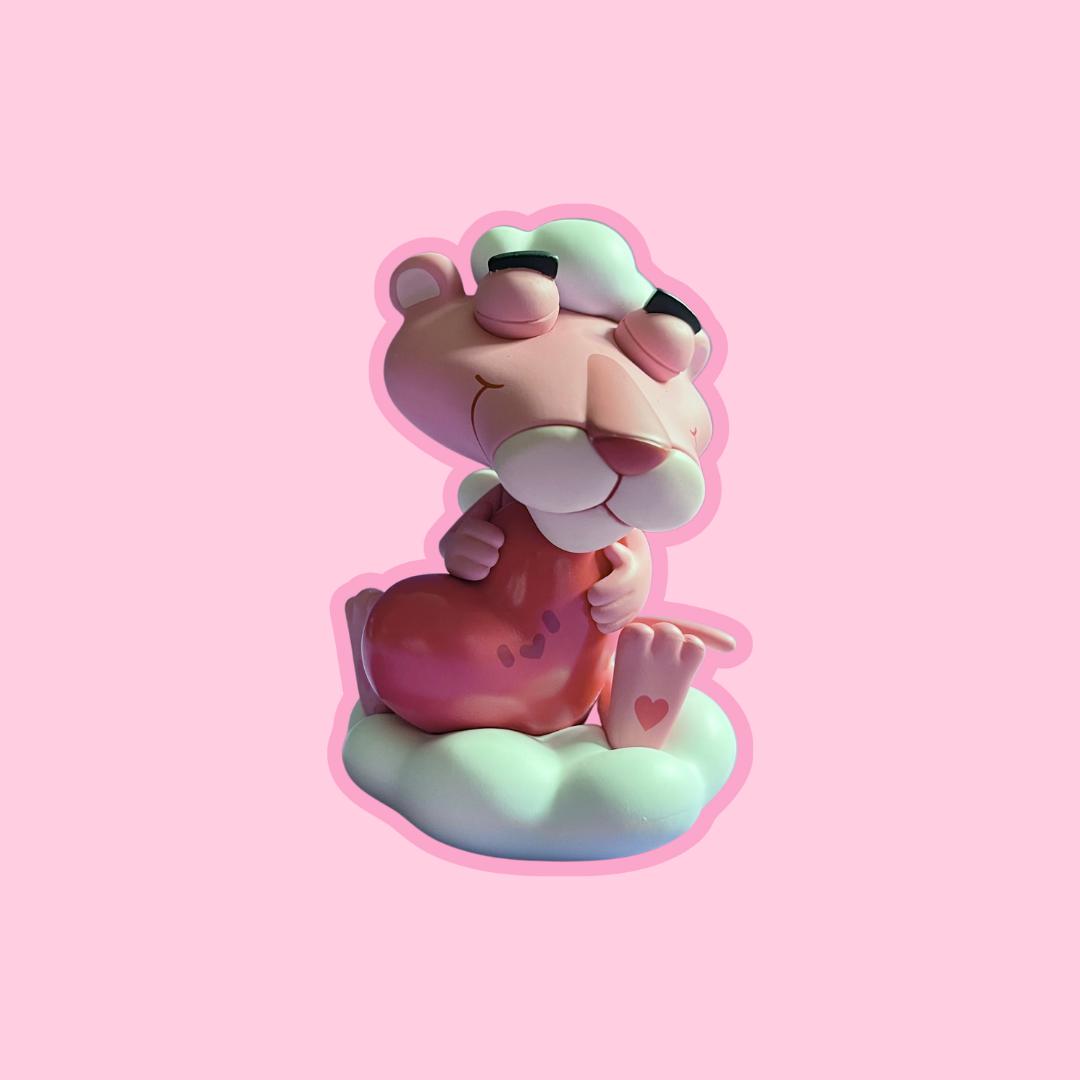 Pink Panther Expressing Love Series - Opened Blind Box designer toy pop mart kawaii store cute stuff anime shop sacramento san Francisco los angeles