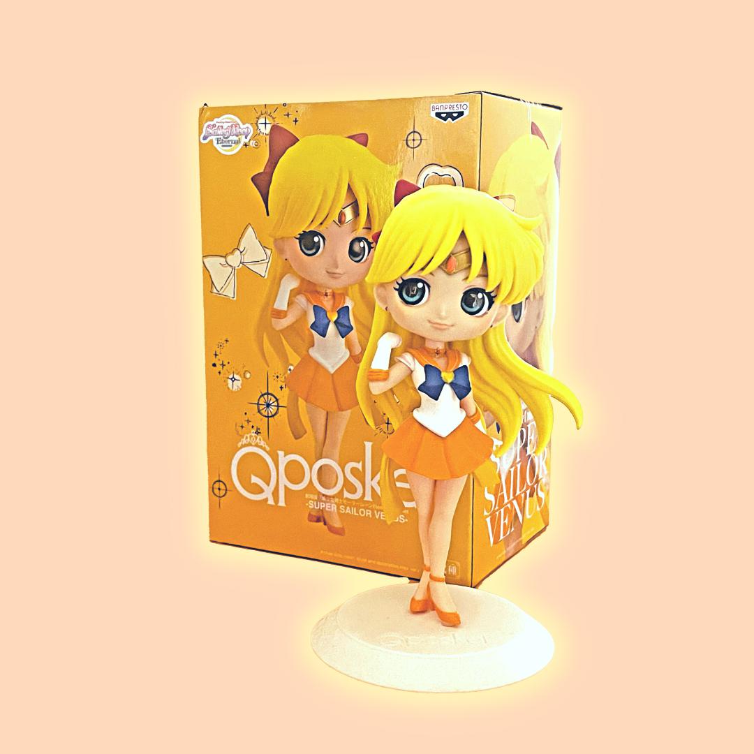 Banpresto - Sailor Moon Pretty Guardian - Eternal Sailor Venus - Q Posket, Sailor  Moon Action Figure da collezione