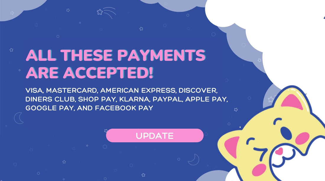 All these payments are accepted!