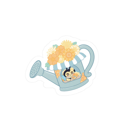 Mitsu the Bee Flower Shop Kiss-Cut Vinyl Sticker