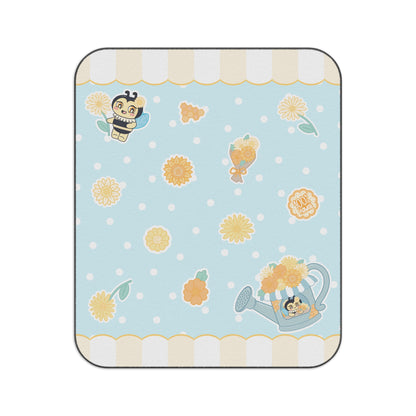 Mitsu the Flower Shop Picnic Blanket — Floral Outdoor Picnic Mat