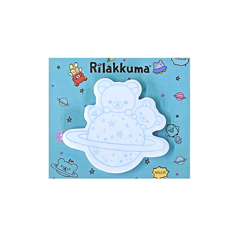 Rilakkuma Space Sticky Notes - Blue