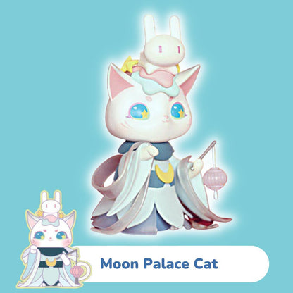 Moon Palace Cat  - Mio Fantastic World Series - Opened Blind Box kawaii shop of cute stuff