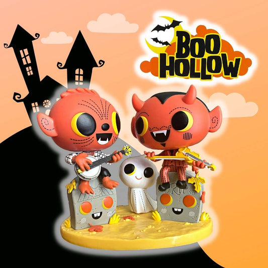 Phinneas & Scratch Figurine - Boo Hollow kawaii stuff cute shop halloween kawaii shop anime Califronia Sacramento San Francisco Santa Clara San Jose Palo Alto Portland Seattle