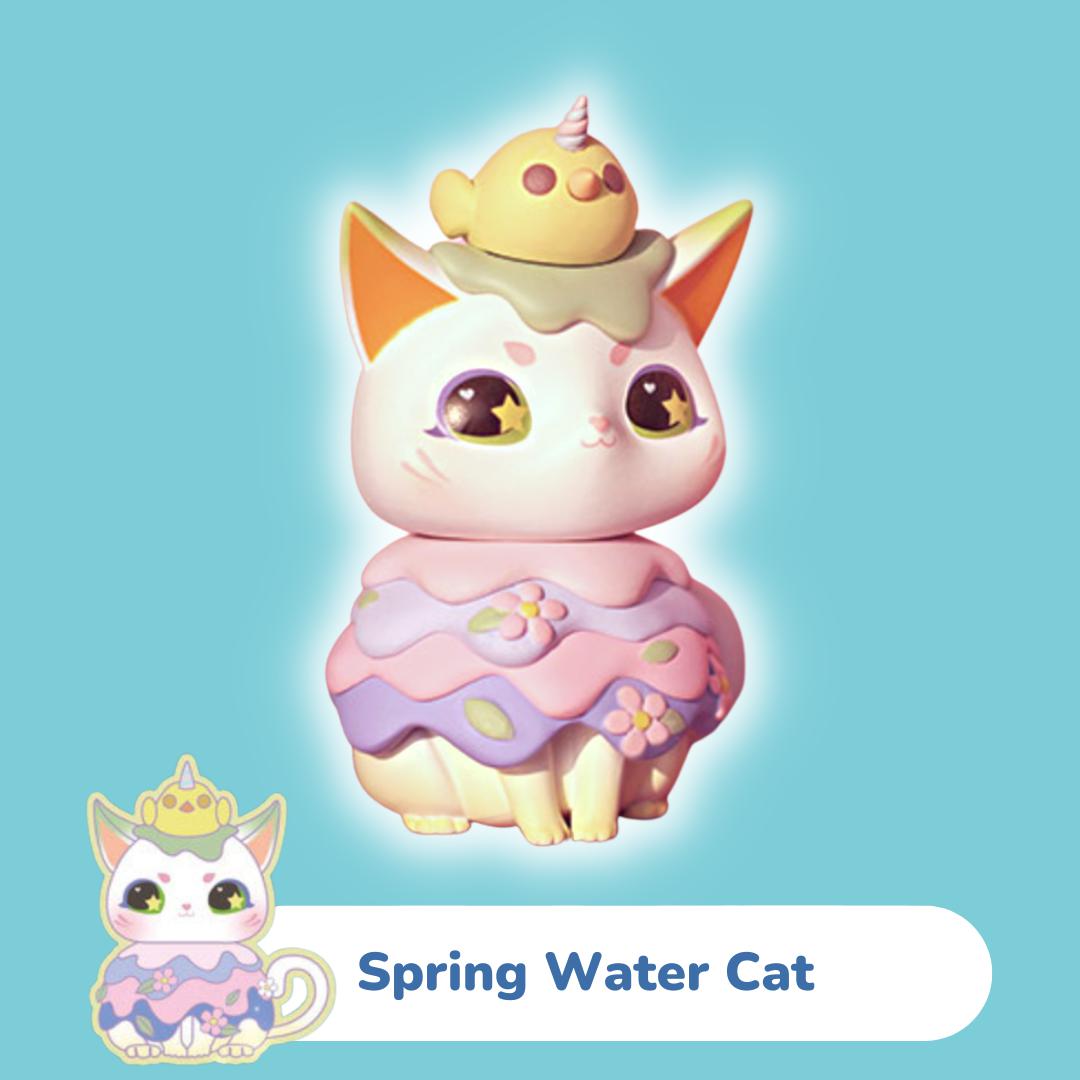 Spring Water Cat - Mio Fantastic World Series - Opened Blind Box kawaii shop of cute stuff