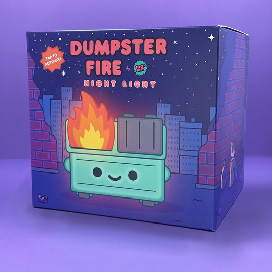 Dumpster Fire Light-Up Vinyl Figure