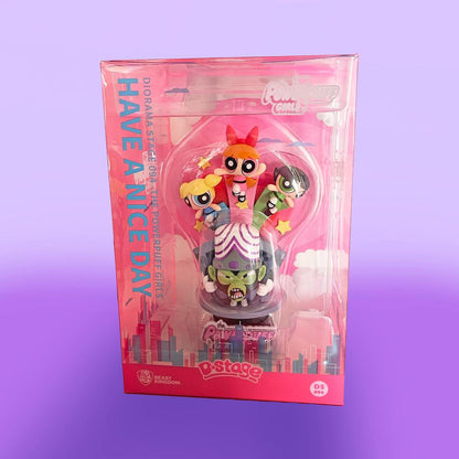 Powerpuff Girls - Have a Nice Day Statue in the box