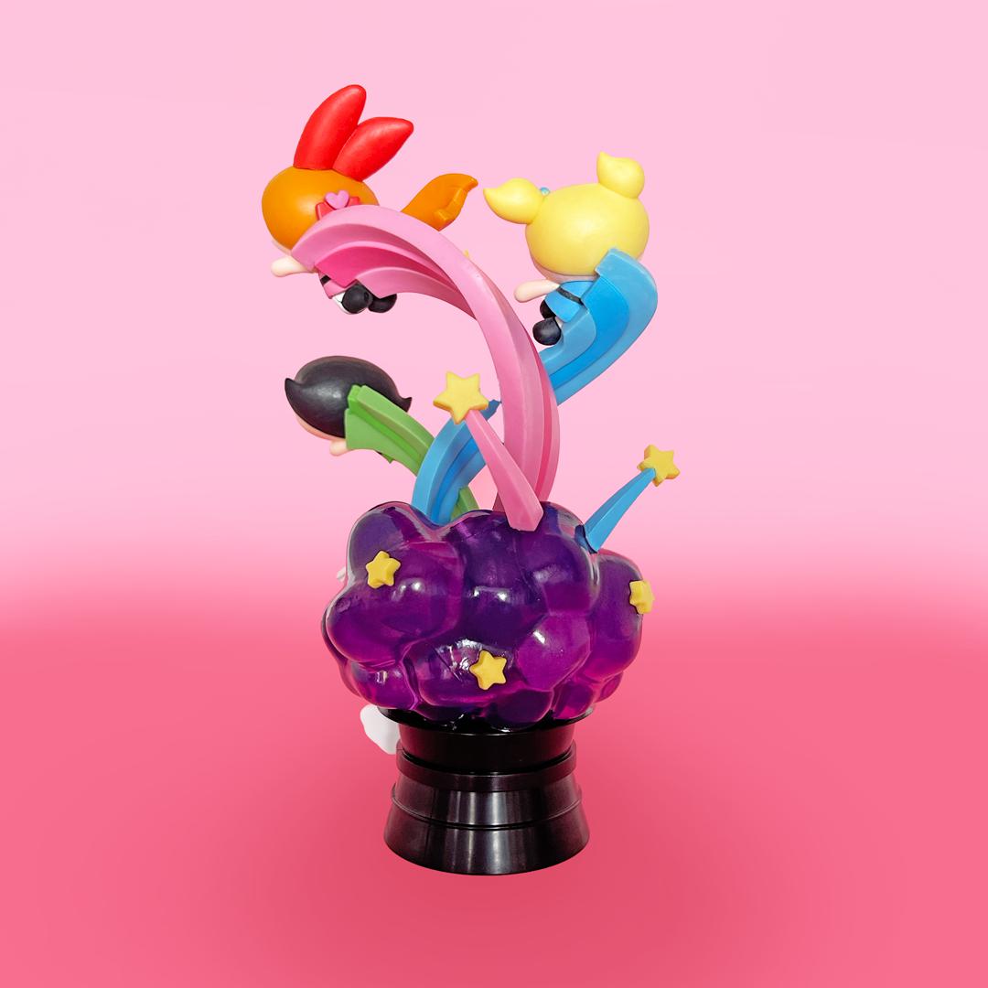 Powerpuff Girls - The Day is Saved Cute Statue Back